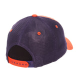 Clemson Tigers Zephyr "Freeway" Orange m/ Lila Mesh Adj. Slouch Hat Cap - Sporting Up