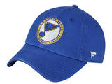 St. Louis Blues Fanatics Royal Blue Retro Adj. Strapback Slouch Relax Hat Cap - Sporting Up