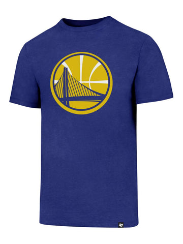 Blaues „Club Tee“-Kurzarm-T-Shirt mit Rundhalsausschnitt der Marke Golden State Warriors 47 – sportlich