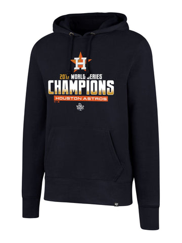 Houston Astros 2017 World Series Champions 47 Brand Navy Hoodie Sweatshirt - Sporting Up