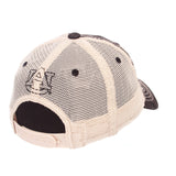 Auburn Tigers Zephyr WOMEN'S Black Wash "Dixie" Mesh Adj. Slouch Hat Cap - Sporting Up