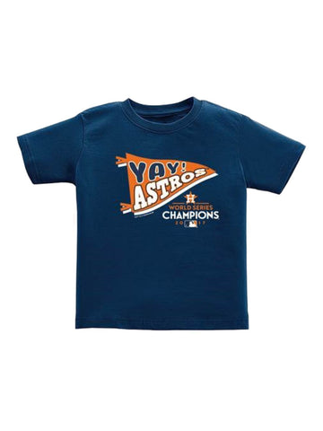 Houston Astros 2017 World Series Champions Bébé Bébé Yay Astros T-shirt - Sporting Up