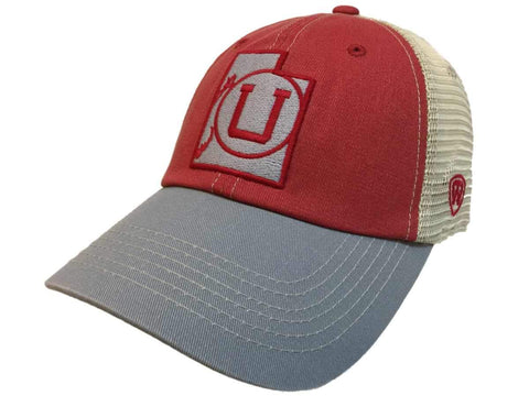 Utah Utes TOW United Mesh Vintage Logo Adj Snapback Relax Fit Hat Cap - Sporting Up