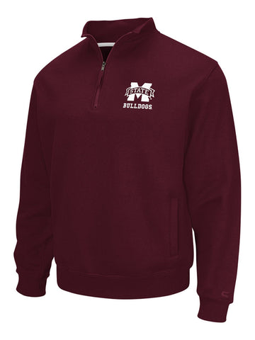 Shop Mississippi State Bulldogs Colosseum Zone 1/4 Zip LS Fleece Pullover - Sporting Up