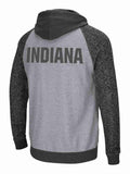 Indiana hoosiers colisseum chaqueta con capucha y cremallera completa reglamentaria en dos tonos - sporting up