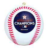 Houston Astros 2017 World Series Champions Baseball Christmas Tree Ornament - Sporting Up
