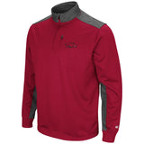 Arkansas Razorbacks Colosseum Red Samir 1/4 Zip Fleece Lined Pullover Jacket - Sporting Up