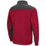 Arkansas Razorbacks Colosseum Red Samir 1/4 Zip Fleece Lined Pullover Jacket - Sporting Up