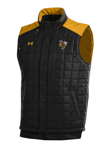 Compre chaquetas amarillas georgia tech under armour storm coldgear chaleco con cremallera completa - sporting up