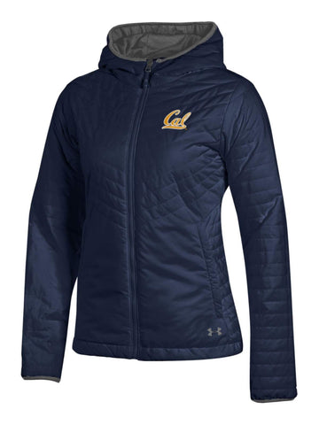 Shop Cal Golden Bears Under Armour WOMEN'S Navy Storm Lightweight Puffer Jacket - Sporting Up