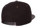 Nebraska Cornhuskers Zephyr Admiral Flat Bill Black Snapback Adjustable Hat Cap - Sporting Up