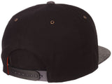 Wisconsin Badgers Zephyr Admiral Flat Bill Black Snapback Adjustable Hat Cap - Sporting Up