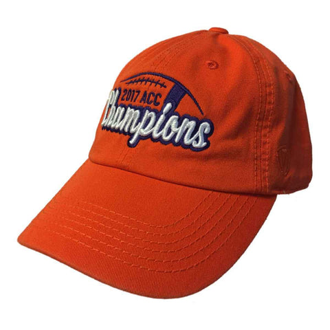 Clemson tigers 2017 acc fotbollskonferens champions orange adj. slouch hat cap - sporting up