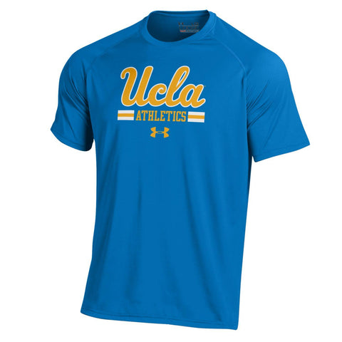 Kaufen Sie Ucla Bruins Under Armour Powder Keg Blue, offizielles Fan-Performance-SS-T-Shirt – sportlich