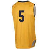 Camiseta réplica de Cal Golden Bears Under Armour Steeltown Gold Heatgear #5 - luciendo deportivo