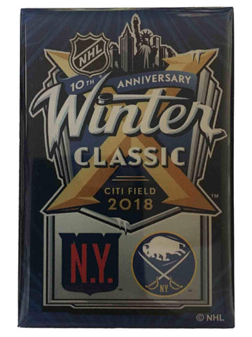 New York Rangers Buffalo Sabres 2018 Winter Classic Magnet zum 10-jährigen Jubiläum – sportlich