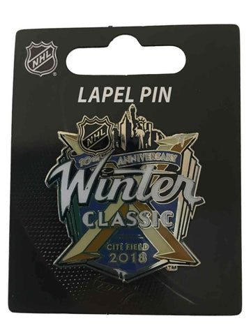 Shop New York Rangers Buffalo Sabres 2018 Winter Classic 10th Anniversary Lapel Pin - Sporting Up