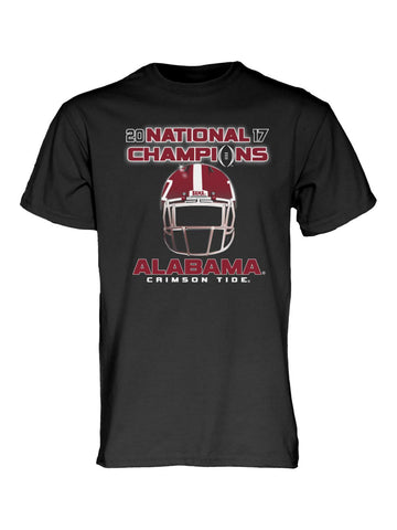 Camiseta negra de los campeones nacionales de fútbol universitario Alabama crimson tide 2017-2018 - sporting up