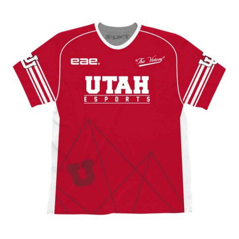 Utah Utes EAE Video Game Design eSports "GAMER U" Camiseta roja auténtica - Sporting Up