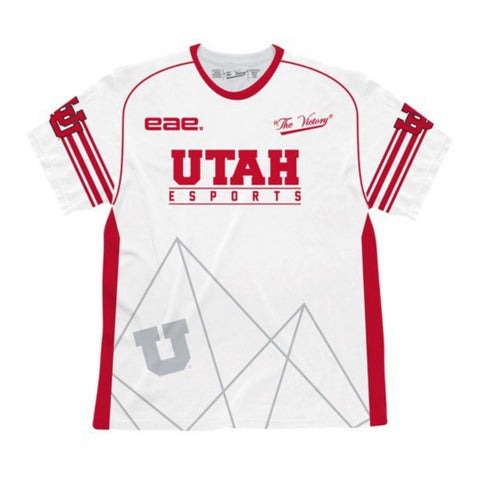 Utah Utes EAE Video Game Design eSports "GAMER U" Camiseta auténtica blanca - Sporting Up