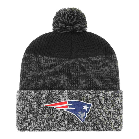 Shop New England Patriots 2018 Super Bowl 52 LII Cuffed Poofball Knit Beanie Hat Cap - Sporting Up
