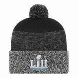 New England Patriots 2018 Super Bowl 52 LII Cuffed Poofball Knit Beanie Hat Cap - Sporting Up