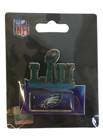 Shop Philadelphia Eagles 2018 Super Bowl 52 LII Minnesota Aminco Metal Lapel Pin - Sporting Up