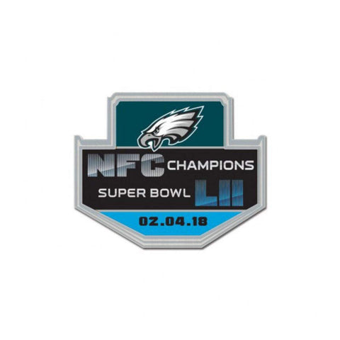 Shop Philadelphia Eagles 2017 NFC Champions 2018 Super Bowl LII WinCraft Lapel Pin - Sporting Up