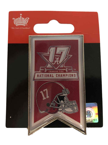 Shop Alabama Crimson Tide 2017-2018 CF National Champions Banner Metal Lapel Pin - Sporting Up