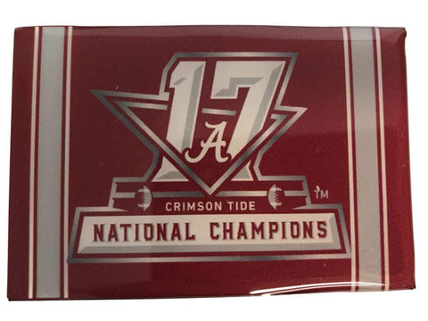 Alabama crimson tide 2017-2018 cf national champions aminco kylskåpsmagnet - sportigt