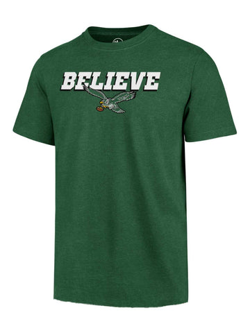 Compre la camiseta del club regional "believe" verde del legado de los philadelphia eagles lat kelly - sporting up