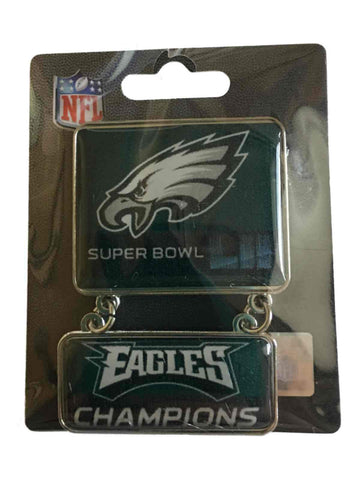 Shop Philadelphia Eagles 2018 Super Bowl LII Champions Aminco Metal Dangler Lapel Pin - Sporting Up