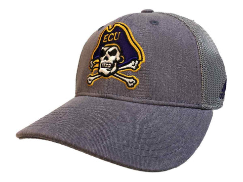 East Carolina Pirates Adidas Vintage Purple Mesh Back Structured Flexfit Hat Cap - Sporting Up