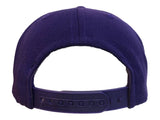 Orlando City Adidas White Purple Structured Adj. Snapback Flat Bill Hat Cap - Sporting Up