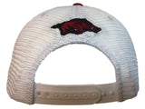 Arkansas Razorbacks TOW Red Trainer "Wooo Pig Sooie" Mesh Snapback Hat Cap - Sporting Up