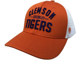 Clemson Tigers schleppen orangefarbenen Trainer „Death Valley“ Mesh Adj. Snapback-Mütze – sportlich