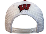 Wisconsin Badgers TOW Red Trainer "Fifth Quarter" Mesh Adj. Snapback Hat Cap - Sporting Up