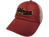 Arkansas Razorbacks TOW Red with Tan Mesh "Hogs" Snapback Slouch Hat Cap - Sporting Up