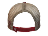 Nebraska Cornhuskers TOW Red with Tan Mesh Adjustable Snapback Slouch Hat Cap - Sporting Up