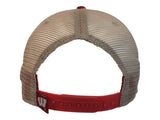 Wisconsin Badgers TOW Red with Tan Mesh Adjustable Snapback Slouch Hat Cap - Sporting Up