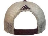 Texas A&M Aggies Adidas Sun Bleached Maroon Tan Mesh Snapback Slouch Hat Cap - Sporting Up