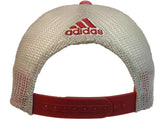 Nebraska Cornhuskers Adidas Sun Bleached Red Tan Mesh Snapback Slouch Hat Cap - Sporting Up