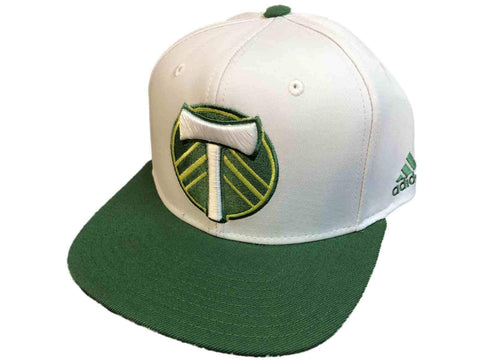 Portland Timbers SC Adidas Two-Tone Structured Snapback Flat Bill Hat Cap - Sporting Up