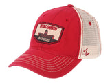 Wisconsin Badgers Zephyr "Trademark" Capital Building Mesh Adj. Slouch Hat Cap - Sporting Up