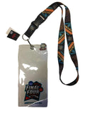 2018 NCAA Final Four March Madness San Antonio Ticket Holder Lanyard & Pin Set - Sporting Up