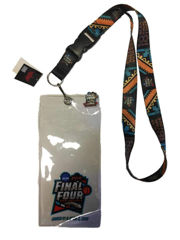 Shop 2018 NCAA Final Four March Madness San Antonio Ticket Holder Lanyard & Pin Set - Sporting Up