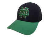 Notre Dame Fighting Irish TOW Navy & Green "Series" Mesh Structured Adj. Hat Cap - Sporting Up