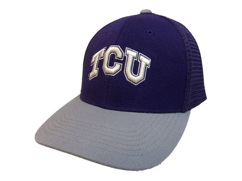TCU Horned Frogs TOW Purple & Gray "Series" Mesh Structured Adj. Strap Hat Cap - Sporting Up