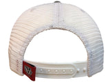 Wisconsin Badgers TOW Gray w White Mesh "Warmup" Structured Snapback Hat Cap - Sporting Up