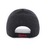 St. Louis Cardinals 47 Brand MVP Black Wool Structured Adjustable Strap Hat Cap - Sporting Up